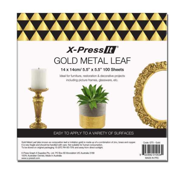 Picture of X-Press It Gold Metal Leaf Bulk 100pk