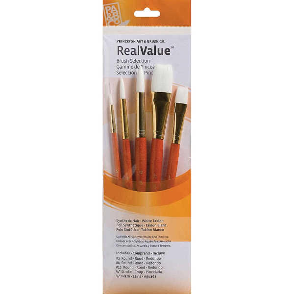 Picture of Princeton Real Value  Brush Set Orange Pk5