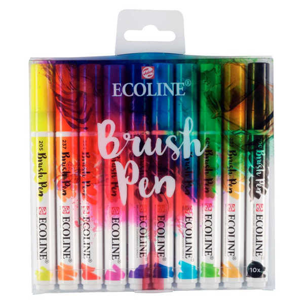 Picture of Ecoline Watercolour Brushpen 10pk