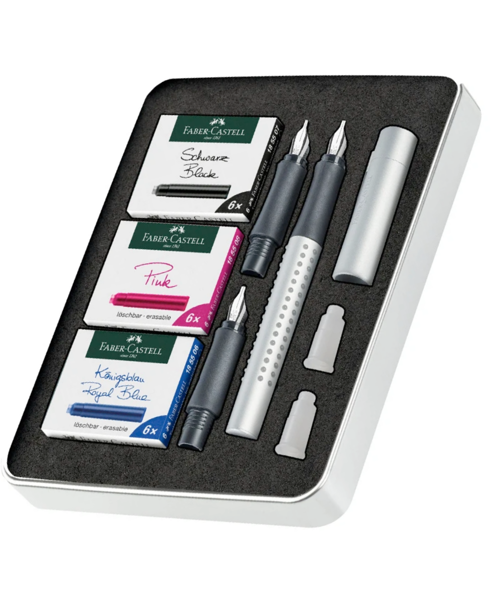 Picture of Faber-Castell 2011 Grip Fountain Pen Calligraphy Set