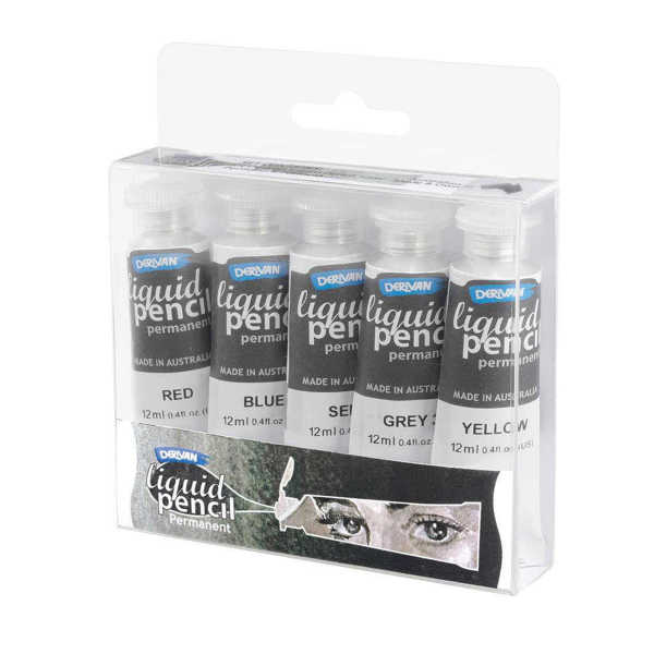 Picture of Derivan Liquid Pencil Set - Permanent