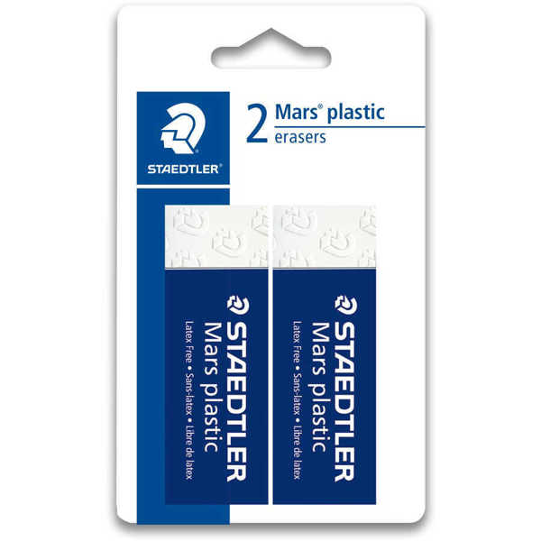 Picture of Staedtler Mars Plastic Eraser 2pk