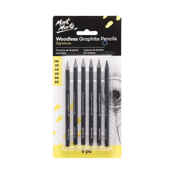 Picture of Mont Marte  Woodless Graphite Pencils