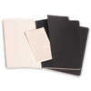 Picture of Moleskine Cahier Plain Journals Black 3pk