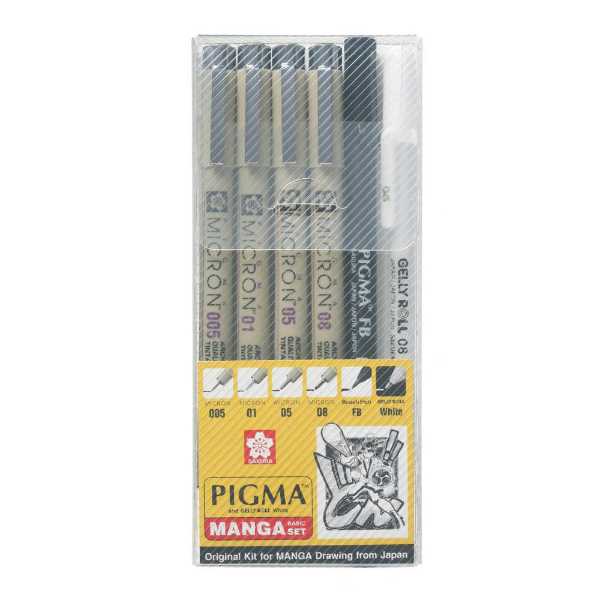 Picture of Sakura Pigma Micron Manga Basic Set 6pk