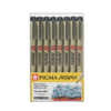 Picture of Sakura Pigma Micron Brush Pen Coloured 8pk