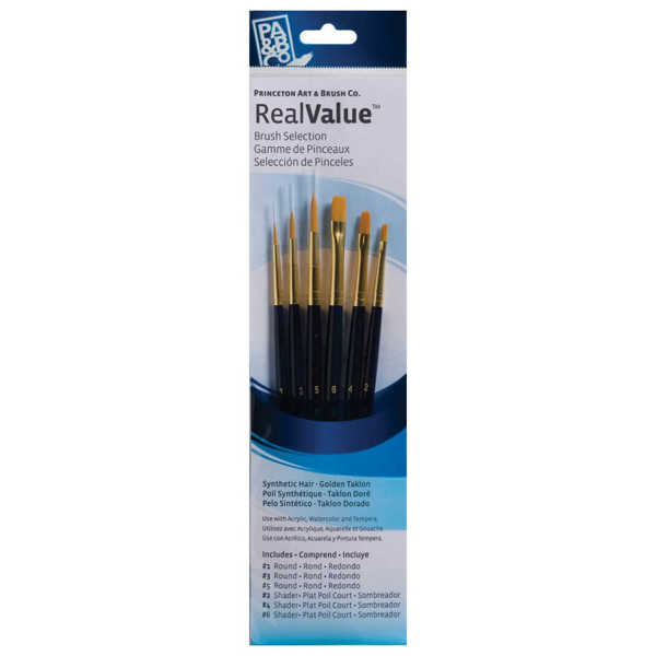 Picture of Princeton Real Value Brush Set Blue 6pk