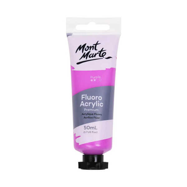 Picture of Mont Marte Fluro Acrylic Paints 50ml