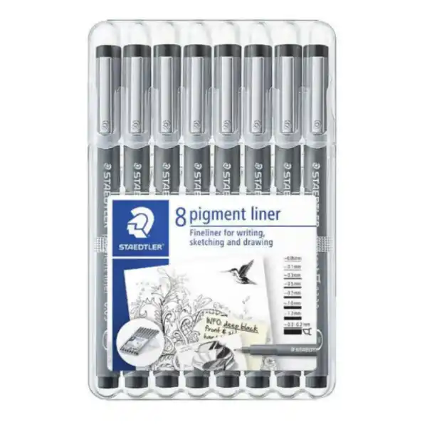 Picture of Staedtler Pigment Liner 8pk