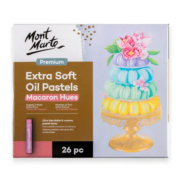 Picture of Mont Marte Extra Soft Oil Pastels Macaron 26pk