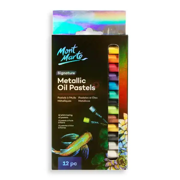 Picture of Mont Marte Metallic Oil Pastel 12pk