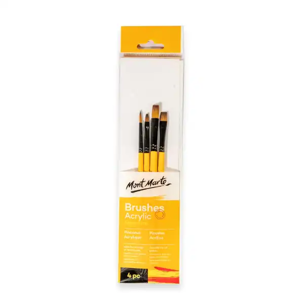 Picture of Mont Marte Gallery Series Brush Set 4Pk