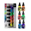 Picture of Mont Marte Fluro Acrylic Ink Set 6pk