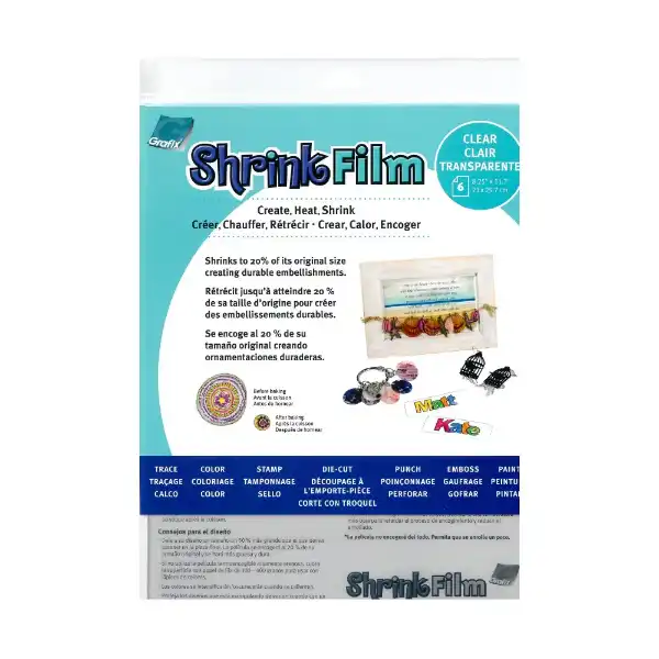 Picture of Grafix Shrink Film Clear