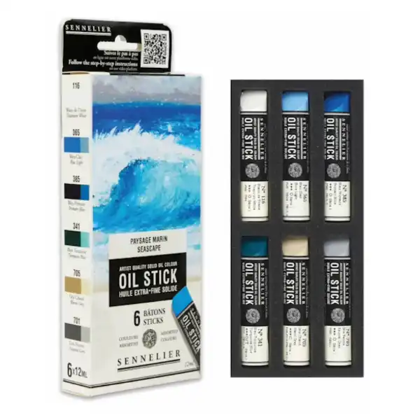 Picture of Sennelier Artist Oil Stick Mini Set - Seascape 