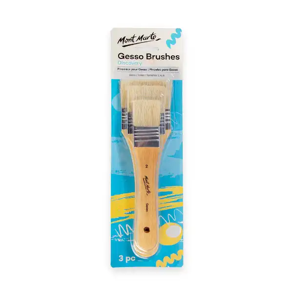 Picture of Mont Marte Gesso Brush Set 3pk