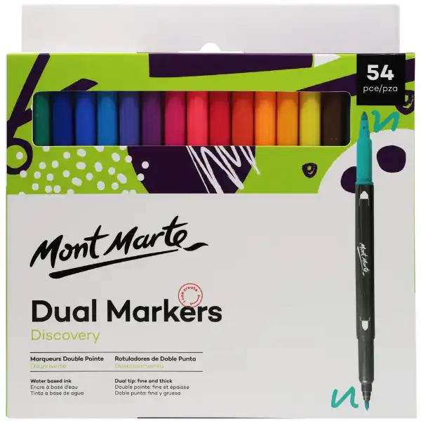 Picture of Mont Marte Dual Tip Markers 54pce