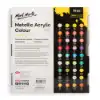 Picture of Mont Marte Metallic Acrylic Colour Paint Set 36pc x 36ml