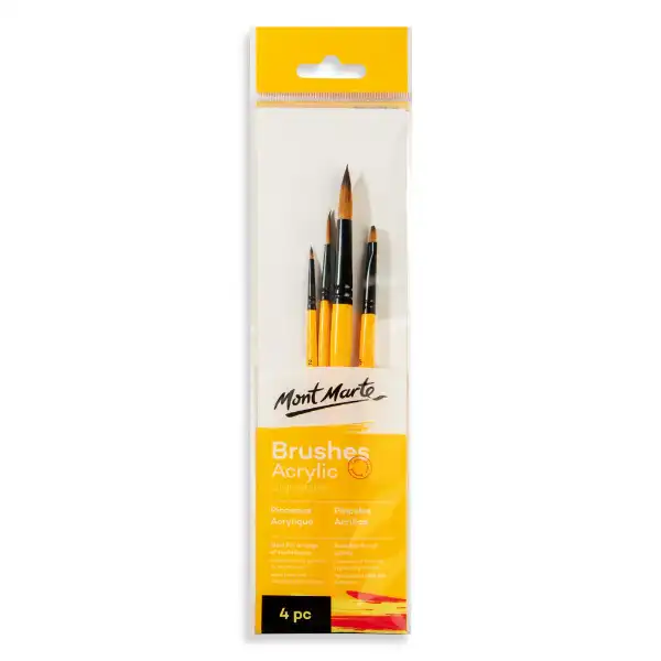 Picture of Mont Marte Gallery Series Brush Set 4Pk